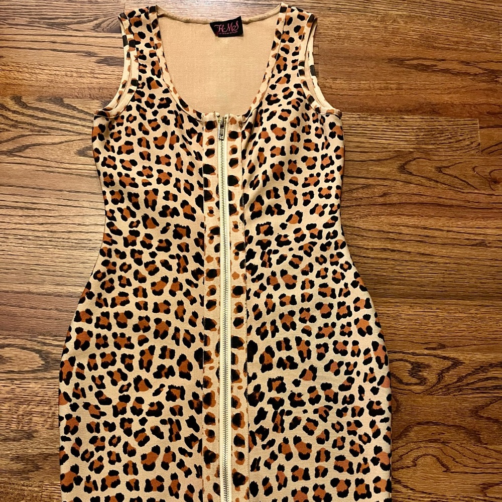 Leopard Bandage Dress